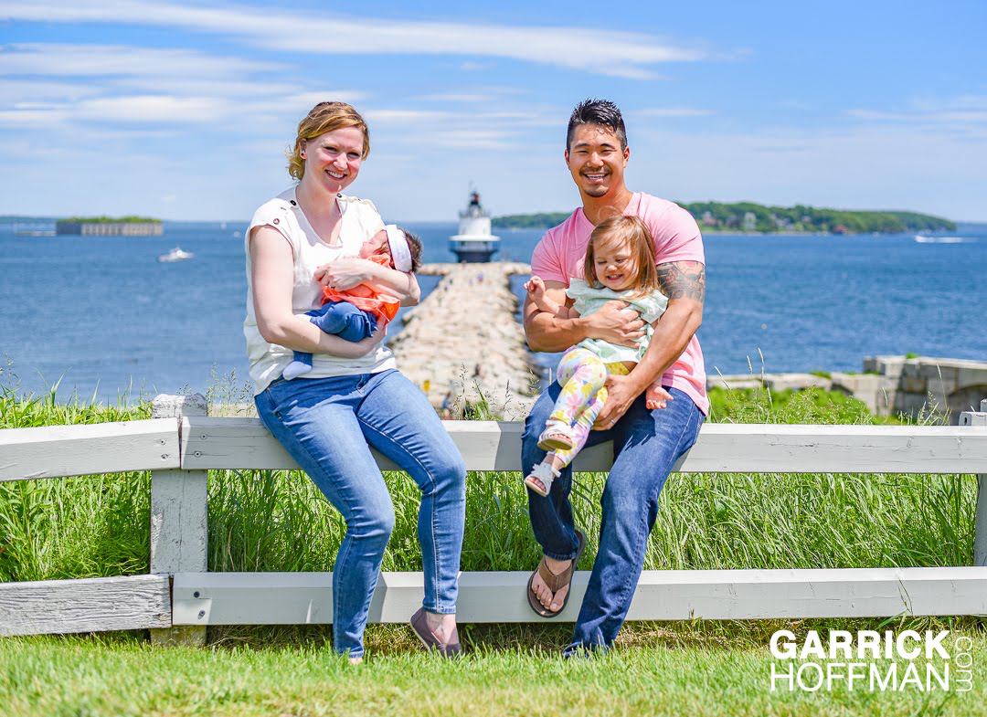 Maine Family Portrait, by Garrick Hoffman Photography