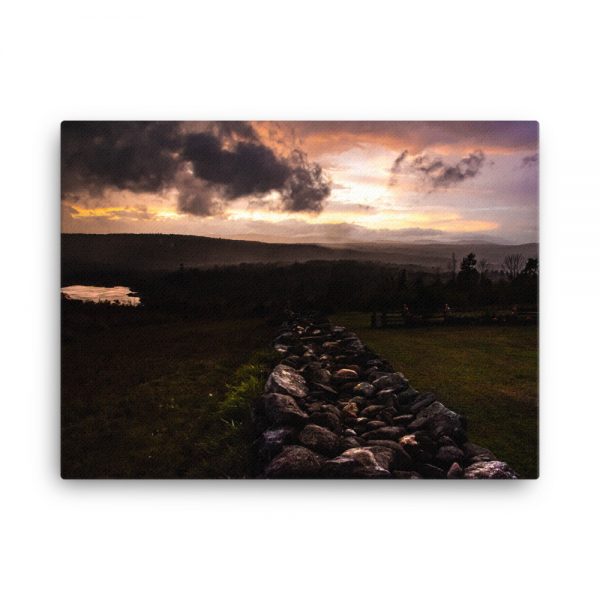 Sunset Storm, Canvas Print, by Garrick Hoffman Photography