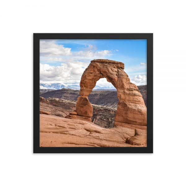 Delicate Arch, Framed Poster, by Garrick Hoffman Photography