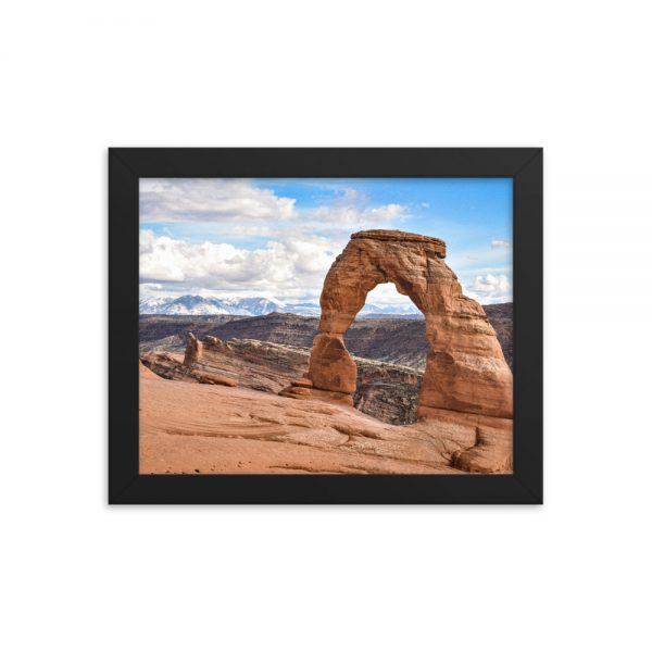 Delicate Arch, Framed Poster, by Garrick Hoffman Photography