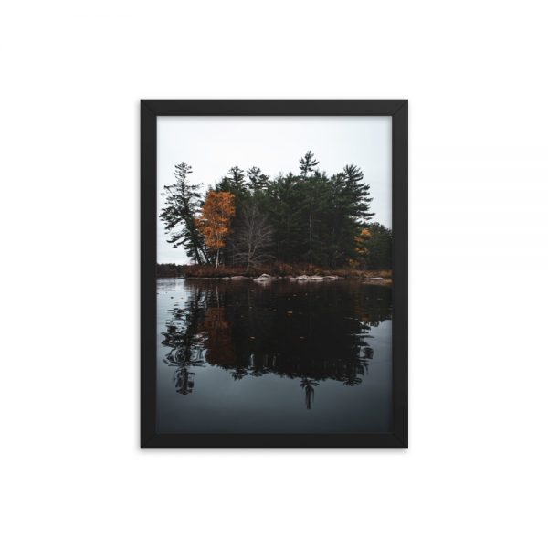 Androscoggin Mood, Framed Poster, by Garrick Hoffman Photography
